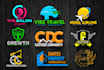 do modern unique and top class business logo design