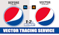 recreate, edit, fix, update your logo and vector tracing