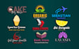 design professional 3d sports dj and fashion logo