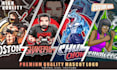 design animated twitch and kick streaming overlay, logo and screens