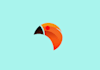 design bird logo with satisfaction guaranteed