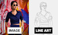 draw clean line art in 24 hours