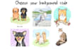 draw a cute watercolor art style of your pet portrait