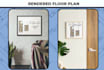 create a decorative floor plan