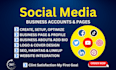 create and set up professional social media business accounts