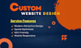 design, develop front end website with html, css