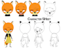 draw your character design sheet or turnaround sheet