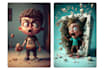 design 3d cartoon character in blender
