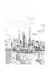 do city sketches illustrations
