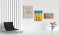create canvas wall art mockup design