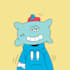 do unique doodle nft art cute cartoon character