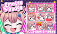 draw animated emotes, for vtuber, twitch stream, and discord