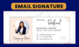 create custom clickable gmail and outlook HTML email signature