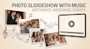 create a photo slideshow video for wedding birthday or memorial