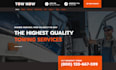 design towing service website, towing company website, freight website