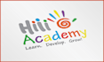 be make childcare, daycare, kids and education creative logo