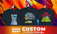 do custom t shirt design for you within 12 hours