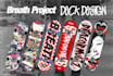 design amazing illustration for skateboard deck