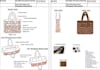tech pack bag design flat sketch technical drawing and manufacturing