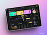 design dashboard ui ux, web app crm admin panel in figma