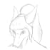 draw semi realistic art sketches of your furry character