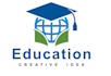 design a professional modern education logo