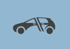 design car logo with express delivery
