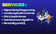 code your cpp, c, csharp projects, applications, games