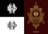 design initial monogram logo design lettermark