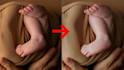 professionally edit your newborn portrait