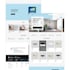 create a modern wordpress website design with elementor