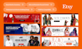 create etsy, shopify, ads, website banner and header designs