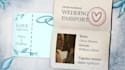create destination wedding announcement video with passport style