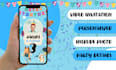 create bluey birthday invitation video, bluey party invitation
