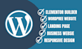 do responsive wordpress website using elementor