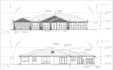 draft custom home plan and elevation as per res codes