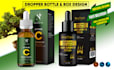 do bottle label, cbd label, skincare label, product label, packaging, 3d mockup