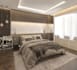 design ikea style interior, bedroom, living room, apartment with shopping list