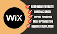 convert figma to wix or wix website redesign