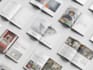 design a premium magazine, catalog, or annual report