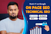 do complete onpage SEO and technical optimization for google ranking