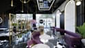 design a 3d model, interior decor for coffee shop, café, restaurant, hotel