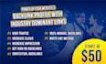 do professional off page seo service with white hat backlink for google ranking