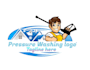 make a custom pressure washing logo with very express delivery