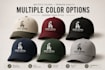 create realistic embroidery cap mockups for clothing brands