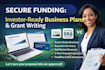 review and improve business plans and market analysis reports