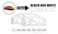 draw any image into vector line art illustration in 3 hours
