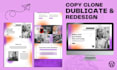 copy clone duplicate redesign wordpress website using elementor