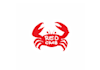 design beautiful red crab logo
