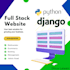full stack development in python django
